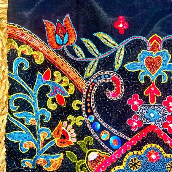 Vintage Diane Freis Beaded Dress - Picture 3 of 8